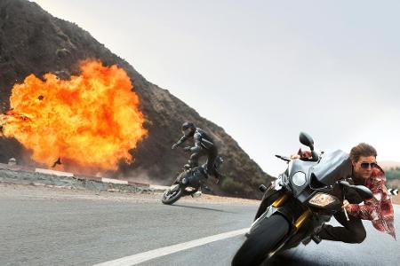 Selbstverständlich gibt Tom Cruise auch im fünften Teil der 