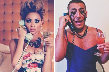 Zum Heulen: Beyoncé Knowles und Mina Gerges sind wohl Schwestern im Geiste.