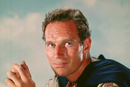 Charlton Heston (1923 - 2008) ist vor allem durch seine Oscargekrönte Rolle in 
