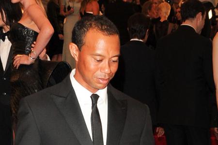 Auch Golf-Star Tiger Woods sagte in einem Interview, dass er als Kind oft die Worte verloren hat - 