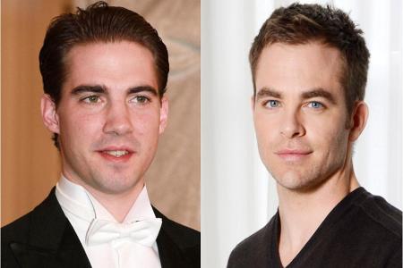 Erstaunlich, aber wahr, auch Hollywood-Schauspieler Chris Pine (