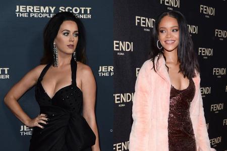 Egal, ob Spitzenreiterin Katy Perry (l.) oder Schlusslicht Rihanna - beklagen muss sich keine der Ladies aus dieser Liste: D...