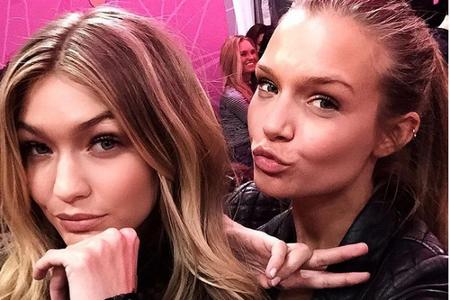 Noch ein Neuling im Unterwäsche-Himmel ist Gigi Hadid. Lob gibt es aber jetzt schon. Josephine Skriver schreibt auf Instagra...