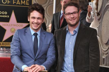 James Franco (l.) und Seth Rogen sind nicht nur Spaßvögel, sondern auch echte Kumpels. Und so begleitet der eine den anderen...