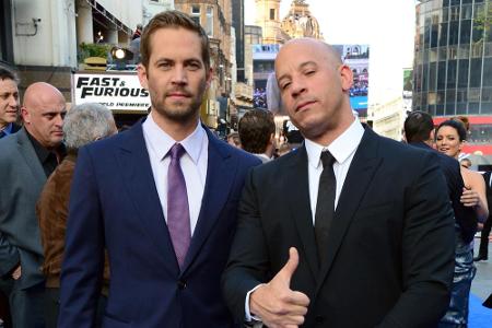 Paul Walker (l.) und Vin Diesel, hier bei der Weltpremiere von 