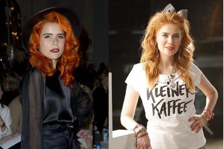 Die britische Schauspielerin Paloma Faith (34, l.) und Moderatorin Palina Rojinski (30). Sie teilen auch noch einen ausgefal...