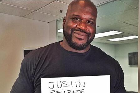 Wer hätte gedacht, dass ein harter Kerl wie Shaquille O'Neal (43) ein Fan des 