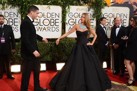 Nick Loeb und Sofia Vergara als Paar bei den Golden Globes 2014