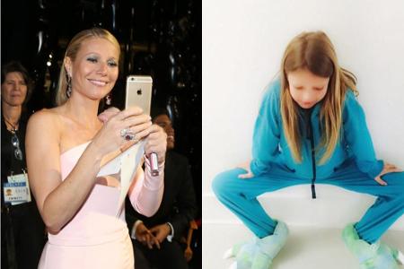 Gwyneth Paltrow verbrachte den Abend der Met Gala lieber zuhause mit Tochter Apple (rechts) Gwyneth Paltrow verbrachte den Abend der Met Gala lieber zuhause mit Tochter Apple (rechts)