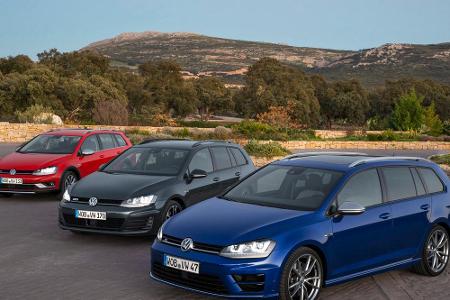 Variantenreiches Trio: Die neuen Golf Variant-Modelle