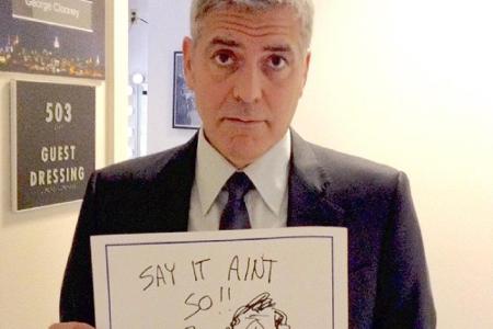 George Clooney will's nicht glauben