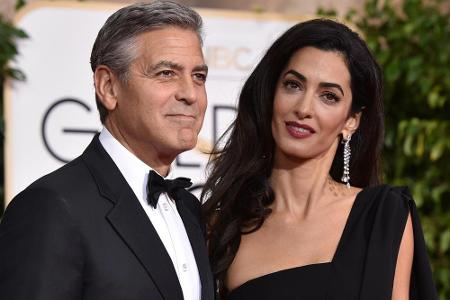 George und Amal Clooney bei den Golden Globes 2015