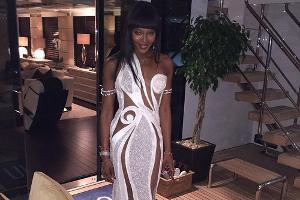 Naomi Campbell feiert mit Leonardo DiCaprio