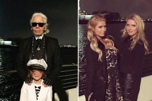 Karl Lagerfeld feiert mit Katy Perry