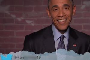 Macht populär: Obama liest in TV-Show gemeine Tweets vor