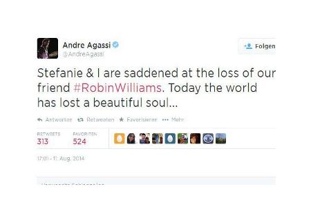 Trauer Robin Williams, agassi