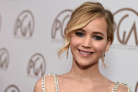 Voller Vorfreude: Jennifer Lawrence bei den Voller Vorfreude: Jennifer Lawrence bei den