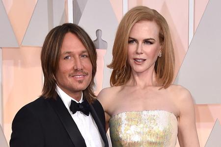 Keith Urban und seine Frau Nicole Kidman bei der 87. Oscar-Verleihung in Los Angeles