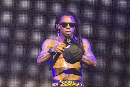 Lil Wayne bei einem Auftritt in Atlanta