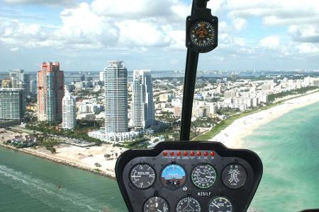 Romantik mit Nervenkitzel: Helikopterflug über Miami
