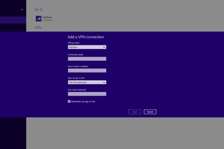 Verbindungen zu VPN-Netzwerken lassen sich nun leichter in der touchoptimierten Kachel-Oberfläche von Windows 8.1 einrichten
