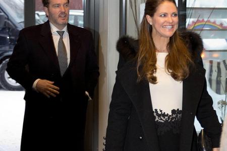 Prinzessin Madeleine und Christopher O'Neill beim Besuch eines schwedischen Jugendzentrums Anfang Februar 2015