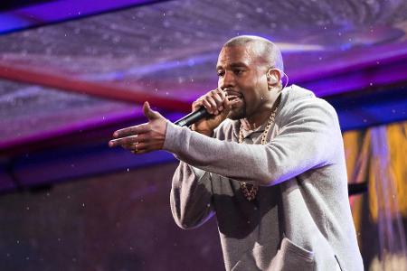 Kanye West bei einem Auftritt in New York Kanye West bei einem Auftritt in New York