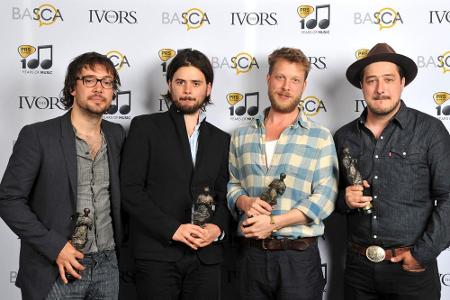 Mumford & Sons: Ben Lovett, Winston Marshall, Ted Dwane und Marcus Mumford (v.l.n.r.)