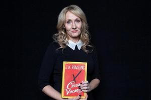 Joanne K. Rowling bei der Vorstellung ihres Buches "Ein plötzlicher Todesfall"