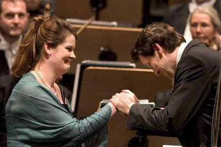 Maria Radner während eines Konzerts in der Komischen Oper Berlin im Jahr 2006 Maria Radner während eines Konzerts in der Komischen Oper Berlin im Jahr 2006