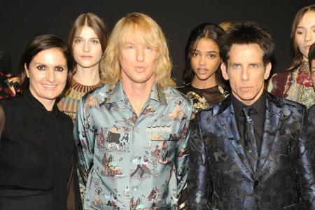 Taffe Model-Mimik: Owen Wilson und Ben Stiller fallen auch nach der Show nicht aus ihrer Model-Rolle