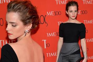 Emma Watson entzückt mit sexy Rücken