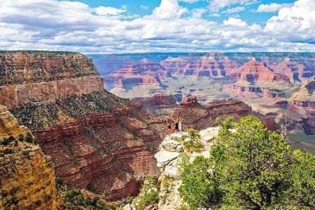 Die Reiseroute des Staaten-Trips führt auch durch den legendären Grand Canyon