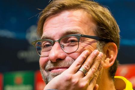 Dortmund-Trainer Jürgen Klopp bei einer Pressekonferenz Dortmund-Trainer Jürgen Klopp bei einer Pressekonferenz