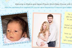 Shakira: Baby Sasha für die gute Sache
