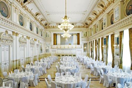 Früher der erste Kinosaal Europas, heute der Grand Ballroom des Hotels