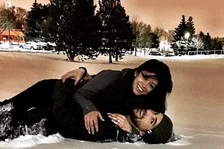 Frisch verlobt: Michael Phelps und Nicole Johnson Frisch verlobt: Michael Phelps und Nicole Johnson