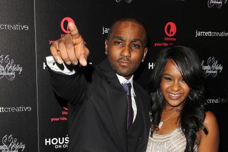 Ein Bild aus angenehmeren Tagen: Nick Gordon mit seiner Freundin Bobbi Kristina Brown Ein Bild aus angenehmeren Tagen: Nick Gordon mit seiner Freundin Bobbi Kristina Brown