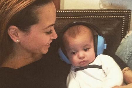 Mandy Capristo mit einem Baby namens Luca Mandy Capristo mit einem Baby namens Luca