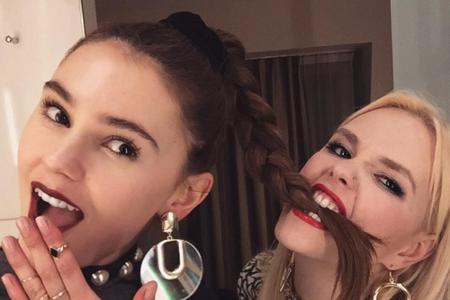 Stefanie Giesinger und Bonnie Strange treiben Schabernack Stefanie Giesinger und Bonnie Strange treiben Schabernack