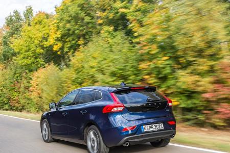 Heckansicht der neuen Volvo V40