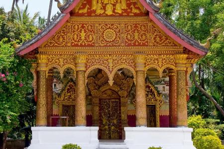 Faszinierendes Bauwerk: Tempel in Luang Prabang
