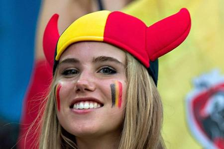 Mit diesem Bild wurde die belgische Schönheit unter den Fans entdeckt