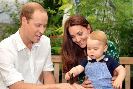 Prinz George, Kate, William