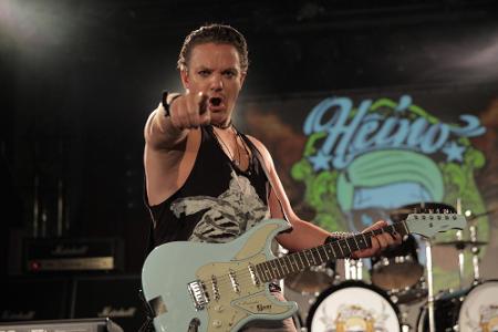 Stefan Mross fühlt sich als Metal-Star rundum wohl