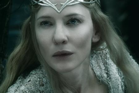 Auch Cate Blanchett alias Galadriel ist eigentlich nur in 