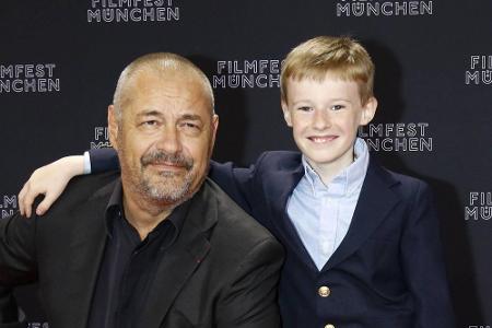 J.P. Jeunet mit seinem Hauptdarsteller Kyle Catlett beim Filmfest München am Freitag