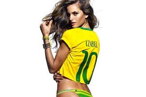Heiße WM-Fans: Diese Supermodels feuern die Brasilianer an