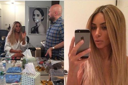 Kim Kardashian ist plötzlich erblondet
