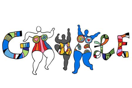 29. Oktober 2014: Zum 84. Geburtstag von Niki de Saint Phalle ehrt Google die berühmten Nanas